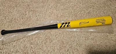 Konnor Griffin Signed Marucci Yellow Bat Pittsburgh Pirates Signed Auto MLB COA  - Image 1 of 4