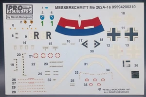 Pro Modeler | Nr. 85-5942 | 1:72 Messerschmitt Me 262A Decals - Bild 1 von 1