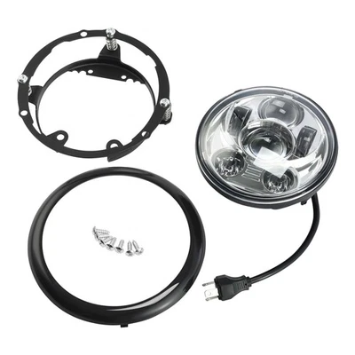 5.75'' LED Headlight Lamp & Mount Bracket Fit For Harley Low Rider ST FXLRST 22+ - Image 1 of 4