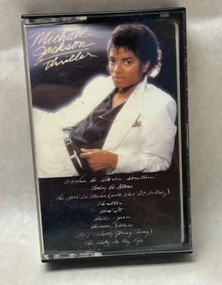 Michael Jackson Thriller 1982 Cassette Tape - Image 1 of 4