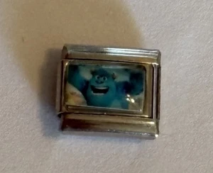 Sulley From Monsters Inc. -Pixar - Cartoon - 9mm Link For Italian Charm Bracelet - Picture 1 of 3