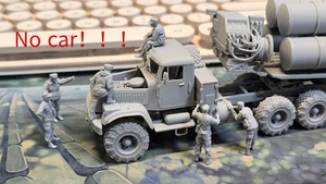 3D Printing 1/72 WW II German maintenance soldiers 6 Person Model Unpainted - Picture 1 of 2
