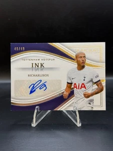 2023-24 Panini Immaculate - Ink Richarlison /49 Auto Tottenham 49/49 Bookend - Picture 1 of 2