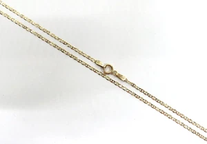 😎👍😍 Schöne massive 14K Gelbgold Anker Mariner KETTE HALSKETTE 18,25" dünn - Bild 1 von 11