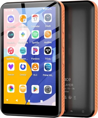 Lettore MP3 Da 160GB Con Bluetooth E Wifi, Android 13 MP3 MP4 Player Con Touchsc - Immagine 1 di 4