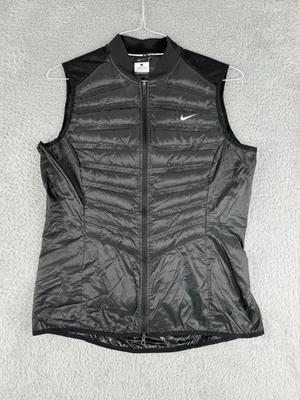 Nike Aeroloft 800 Chaleco Ligero para Correr Chaqueta Negra 616257-010 Mujer Talla L Foto 1 de 4