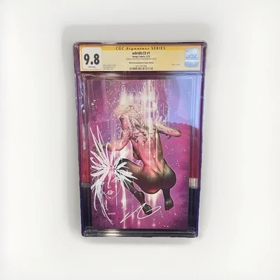 w0rldtr33 #1 Virgin Cover Signed & Sketched by John Giang CGC 9.8 - Image 1 of 4