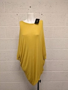 Weekend Max Mara Maglia Sweater Batwing Top Yellow Size L - New - Picture 1 of 8