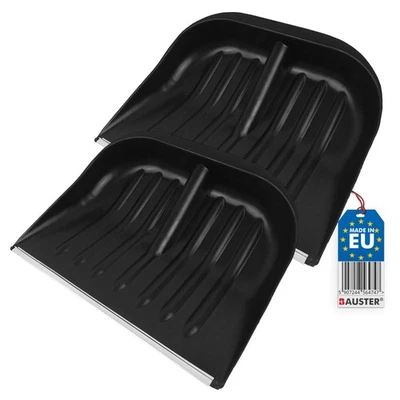 Lot de 2 pelles à neige en plastique pelle à neige bord coulissant 38 x... - Photo 1/4