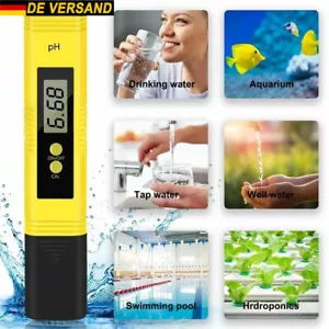 PH Wert Wasser Messgerät Digital Messer Tester Aquarium Pool Prüfer pH 0-14 Neu - Bild 1 von 12
