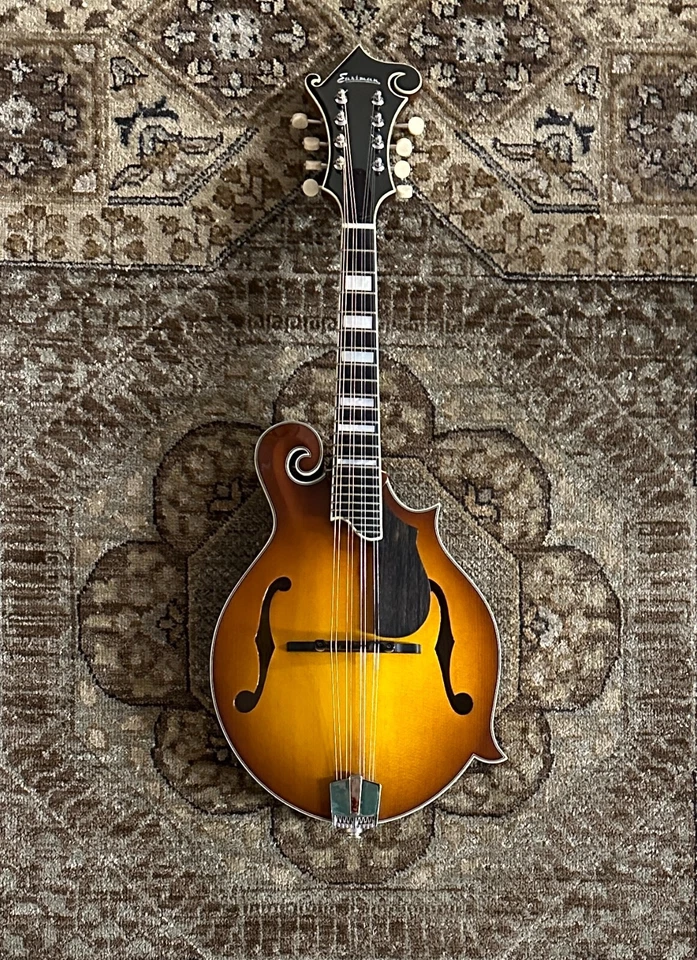 Eastman MD615-GB F-Style Mandolin Goldburst Finish w/ Case K&K Duotone