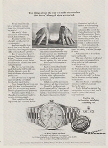 1971 Rolex Oyster Day-Date Watch - The Way We Make Watches - Print Ad Photo - Picture 1 of 1