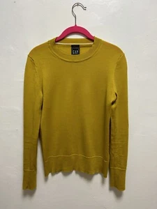 Gap 100% Merino Wool Sweater S Mustard Yellow - Picture 1 of 9