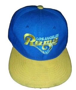 Los Angeles Rams NFL ~ Gorra Flat Bill Snapback ~ Excelente Estado  - Imagen 1 de 5
