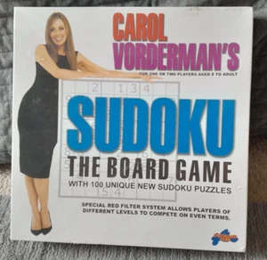 New/Sealed Carol Vorderman’s SUDOKU – The Board Game, 1 or 2 Players - Picture 1 of 9