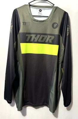 Thor MX Pulse Racer Jersey Motocross ATV Dirt Bike Men's Riding Shirt XL NEW - Image 1 of 4