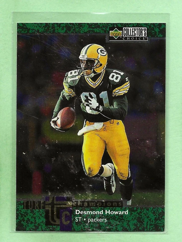 DESMOND HOWARD - 1997 Collector's Choice "Turf Champions" - #TC22 - Packers #1 - Image 1 of 1