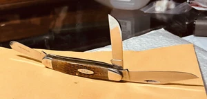 NOS Vintage ( 9 Dot ) Case XX - 3 Blade Red Jigged Bone Stockman Knife / 6347HP - Picture 1 of 16