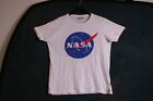 Saluting NASA Space Shuttle 1981-2011 womens white size 14 T shirt