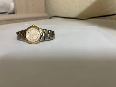 Ladies Accutron Barcelona diamond dial two-tone stainless steel watch 28P107 - Image 1 of 4