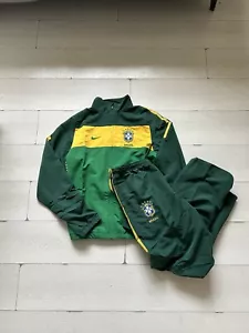 BRAZIL NIKE 2010 WORLD CUP TRACKSUIT SIZE L - Picture 1 of 7
