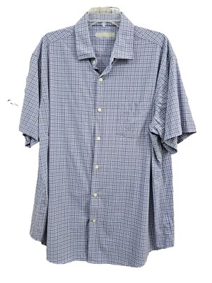 GC Men's XL Peter Millar Featherweight Short Sleeve button Up Dress Shirt Top - Image 1 of 4