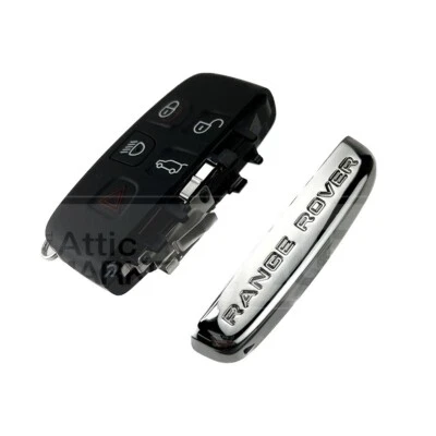 Range Rover Sport Evoque Llave Inteligente Mando a Distancia Botón Pad Estuche y Cromo Reconstrucción Foto 1 de 4