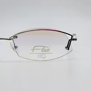 Flair Brille Damen oval lila silber Halbrand EYEQ 840 col. 590 extravagant NEU - Bild 1 von 11