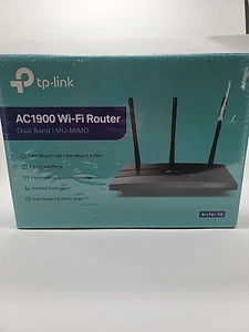 TP-LINK AC1900 Wi-Fi Router Dual Band Mu-Mimo WiFi~ Archer A8~New~Factory Sealed - Picture 1 of 14