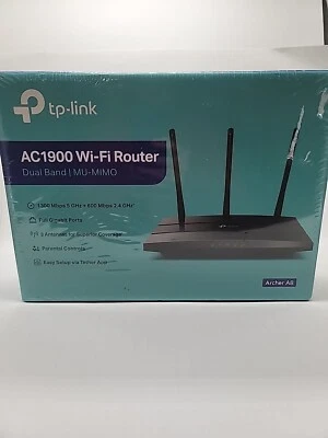 TP-LINK AC1900 Wi-Fi Router Dual Band Mu-Mimo WiFi~ Archer A8~New~Factory Sealed - Image 1 of 4