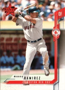 2001 Donruss Leaf Rookies & Stars #24 - Manny Ramirez - Boston Red Sox 01-026 - Picture 1 of 2