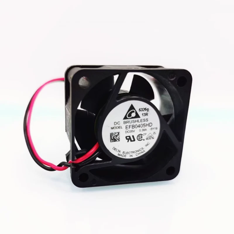 1PCS DELTA EFB0405HD 40*40*20MM 4CM DC5V 0.38A 2Pin Cooling Fan Fast Shipping - Image 1 of 3