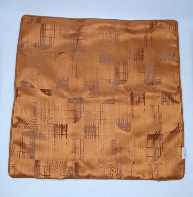 Throw Pillow Cover 20" Square Gold Abstract Pattern - Image 1 of 4