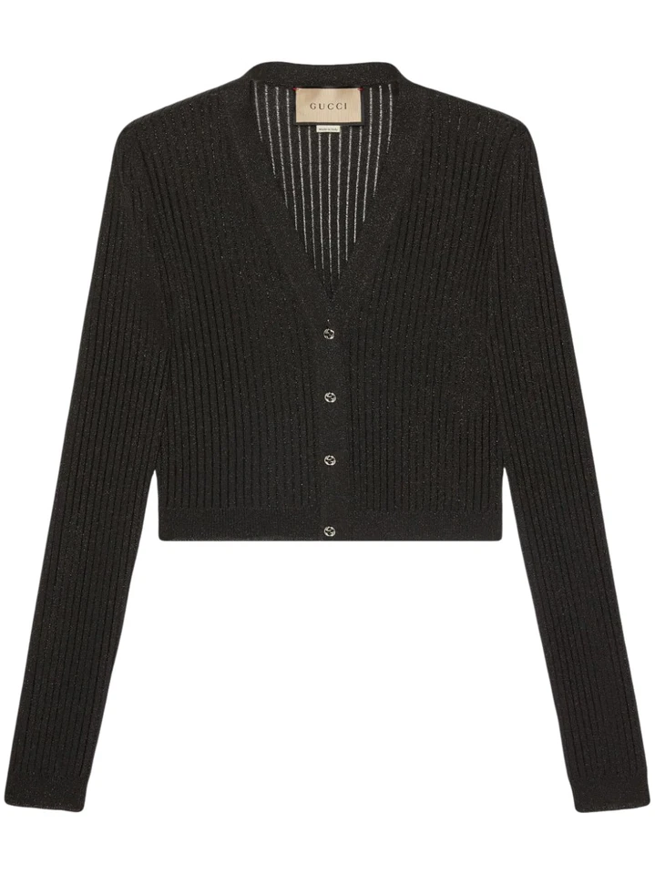 Cárdigan GUCCI Viscosa Negro Nuevo y Auténtico Foto 1 de 1