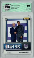 Keegan Murray 2022 Panini Instant #DN4 Draft Night 1/1548 Rookie Card PGI 10