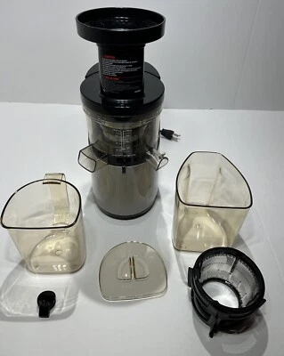 Exprimidor lento Hurom HH-SBB11 Elite segunda generación máquina de jugos plata noble probado Foto 1 de 4