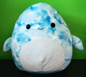 Squishmallows Danika The Tie Dye Dolphin 13" Blue Stuffed Animal Plush - Picture 1 of 3