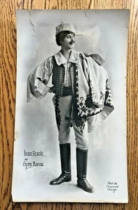 Vintage anni 1910-20? Poster fotografico Ivan Frank come Gipsy Baron di Daguerre di Chicago - Foto 1 di 12