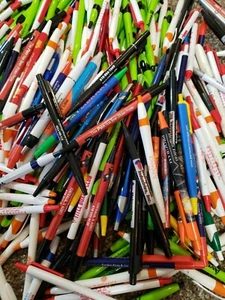 2 LBS. Wholesale Lot  Misprint Ink Pens Ball Point Retractable HUGE Mixed Lot - Picture 1 of 2