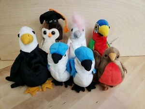 Vintage Beanie Babies BIRDIES!!! Lot of 7 - Picture 1 of 4