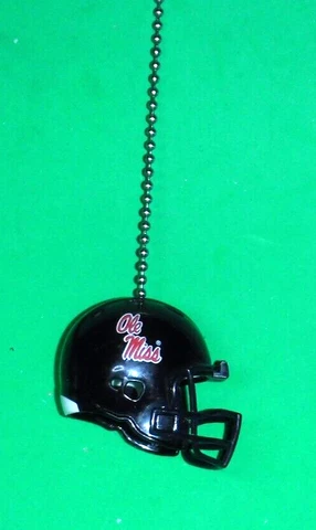 OLE MISS REBELS FOOTBALL HELMET  CEILING FAN PULL CHAIN Cover