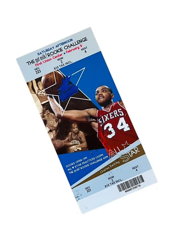 2002 NBA ALL STAR SATURDAY AFTERNOON PHILADELPHIA TICKET STUB 2/9/02 ROOKIE KOBE Cover