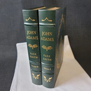 Easton Press John Adams by Page Smith, 2 Vols. Leather Hardcover - Picture 1 of 6
