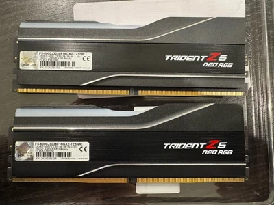 G.Skill DDR5-6000 32 GB Kit, 16 GB X 2, PC Memory DIMM F5-6000J3038F16GX2-TZ5NR - Image 1 of 3