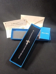 Pulsera Cruz Acero Inoxidable Marcada Michael Anthony Con Belén ¡¡NUEVA!!! - Imagen 1 de 4