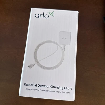Arlo Certified Accessory Essential Outdoor Charging Cable 25 Ft White - Image 1 of 4