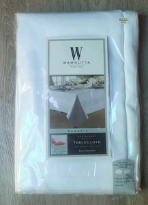Wamsutta Linens Tablecloth model Oval/Rectangle - 70inX90in White - Picture 1 of 5
