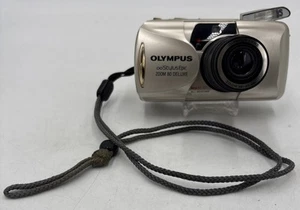 Olympus Infinity Stylus Epic Zoom 80 Deluxe 35mm Camera FilmTested Working Clean - Picture 1 of 14