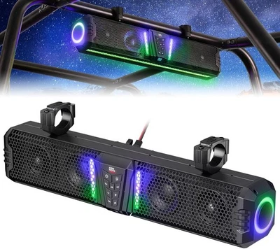 KEMIMOTO 2025 Midnight 60 26-inch UTV Sound Bar, IP66 Waterproof Golf Cart - Image 1 of 4