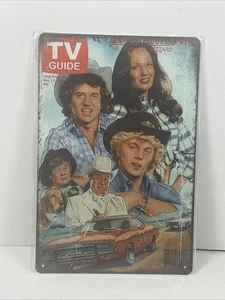 Dukes Of Hazard Blechschild TV Guide Poster General Lee Mans Zimmer Garage Dekor - Bild 1 von 1